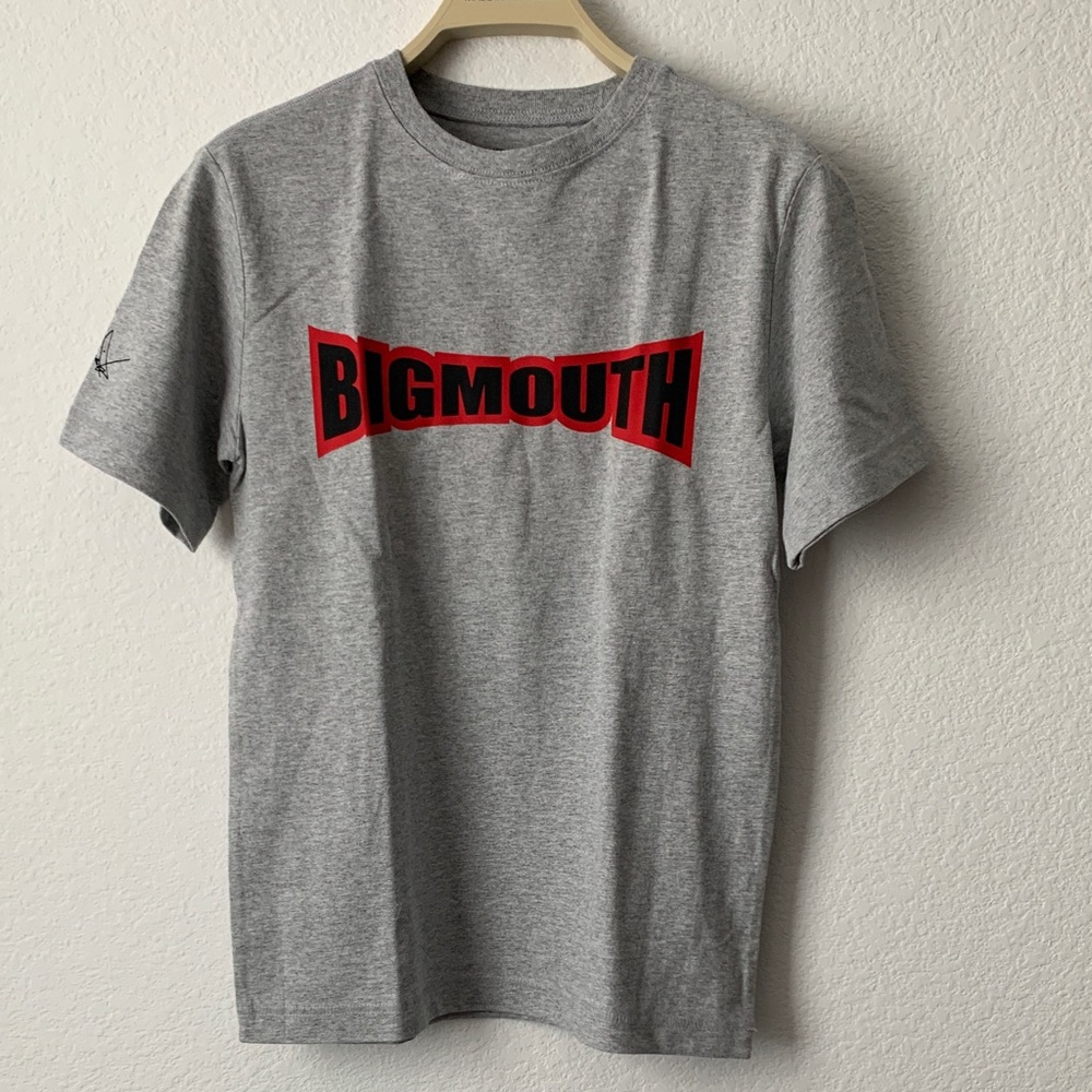 Cherokee Gray Tee with Red 'Bigmouth' Design